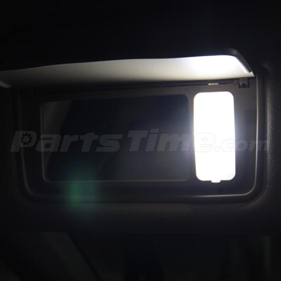 4x White Mirrior Bulbs 3 SMD 6641 6614F Fuse LED Sun Visor Vanity Mirror Lights