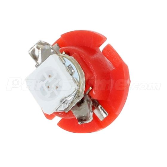 20Pcs Red Instrument Cluster Bulb T5 1.5w 12V LED Light Socket OEM