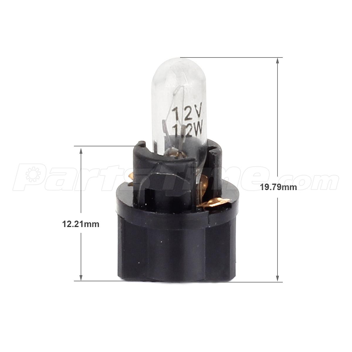 10x T5 bright white halogen light bulbs 73 74 Instrument cluster bulbs