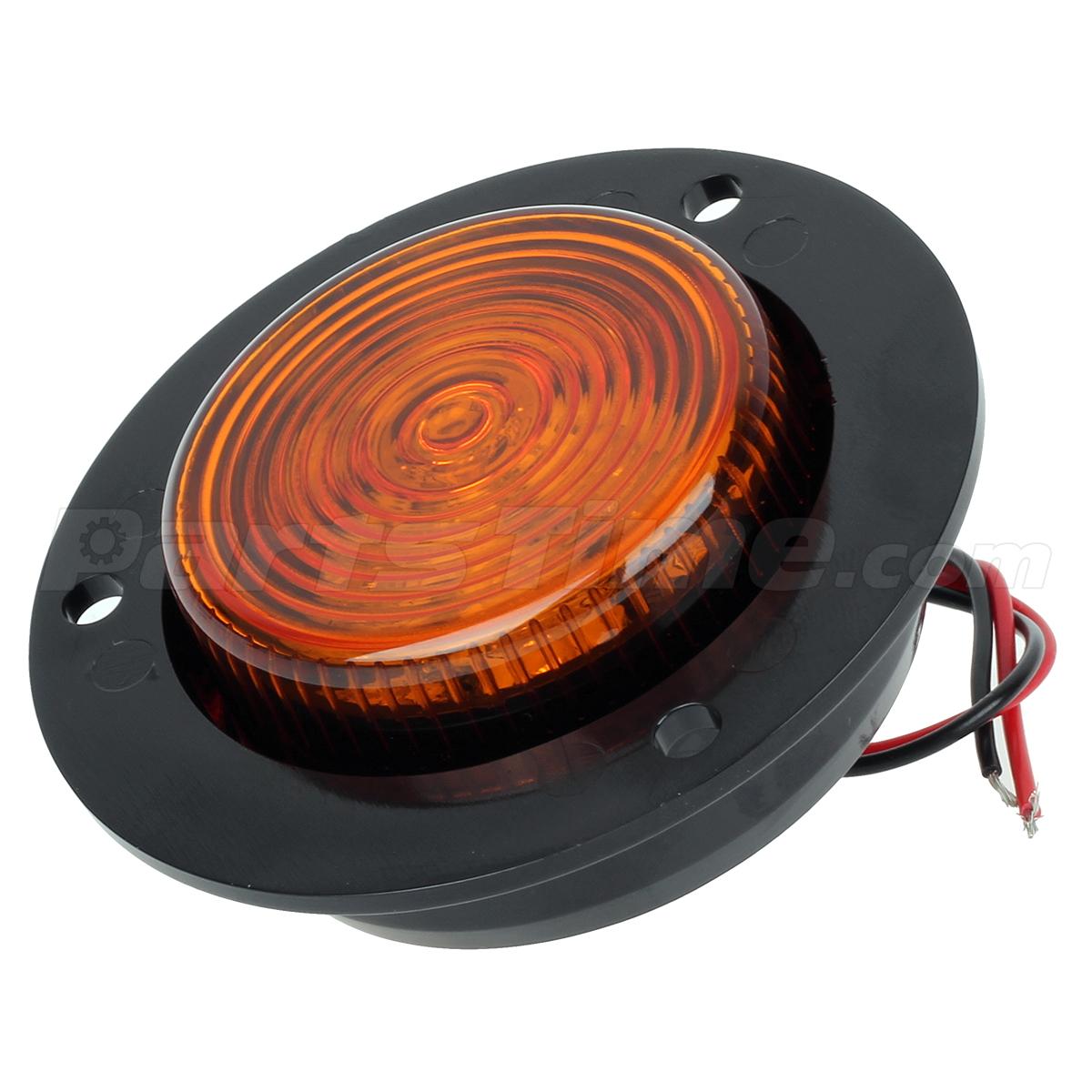 2 Sealed 2 U0026quot Round Led Clearance U0026 Side Marker Light