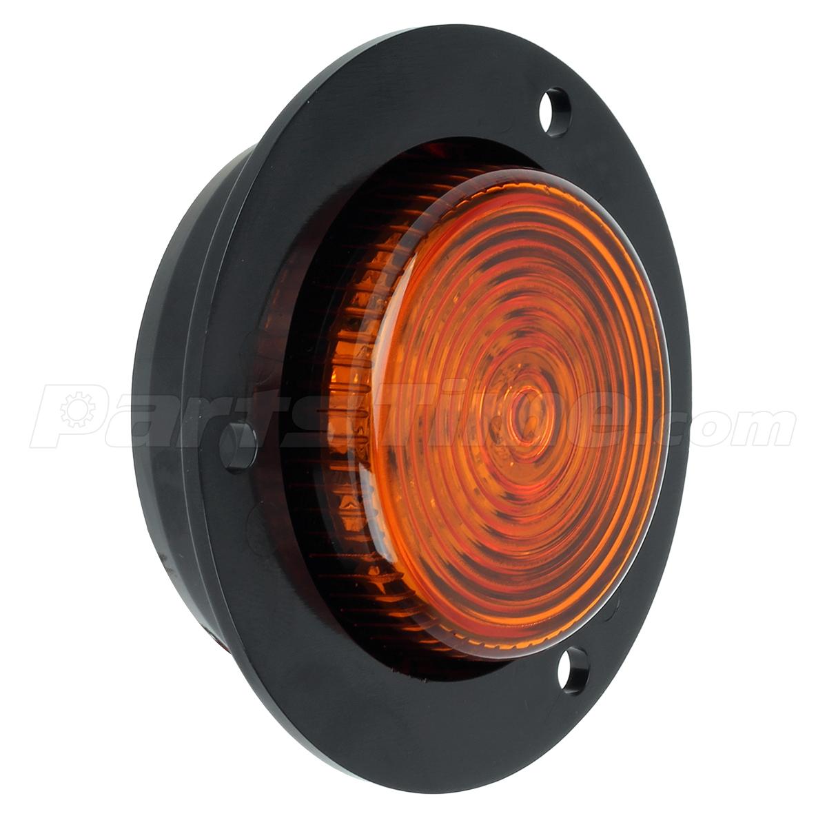 2 Sealed 2 U0026quot Round Led Clearance U0026 Side Marker Light