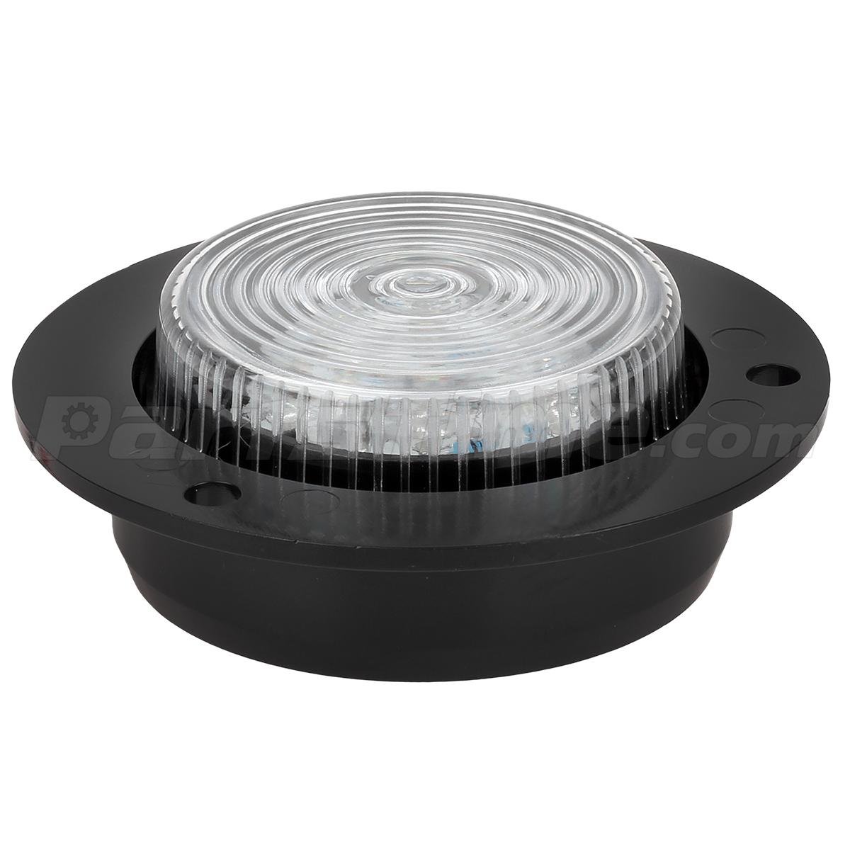 LED 2 Inch White Flange Mount Led Marker Lights Truck Trailer 6Diode