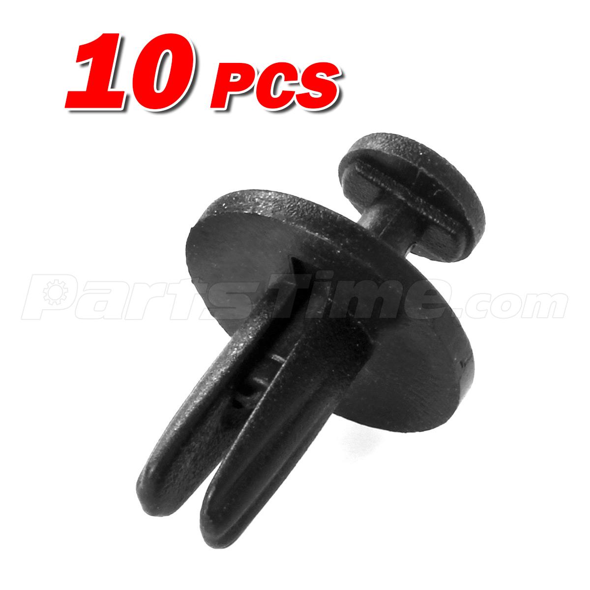 10pcs 6.5mm Plastic PushPin Type Panel Retainer Clips Replacement eBay